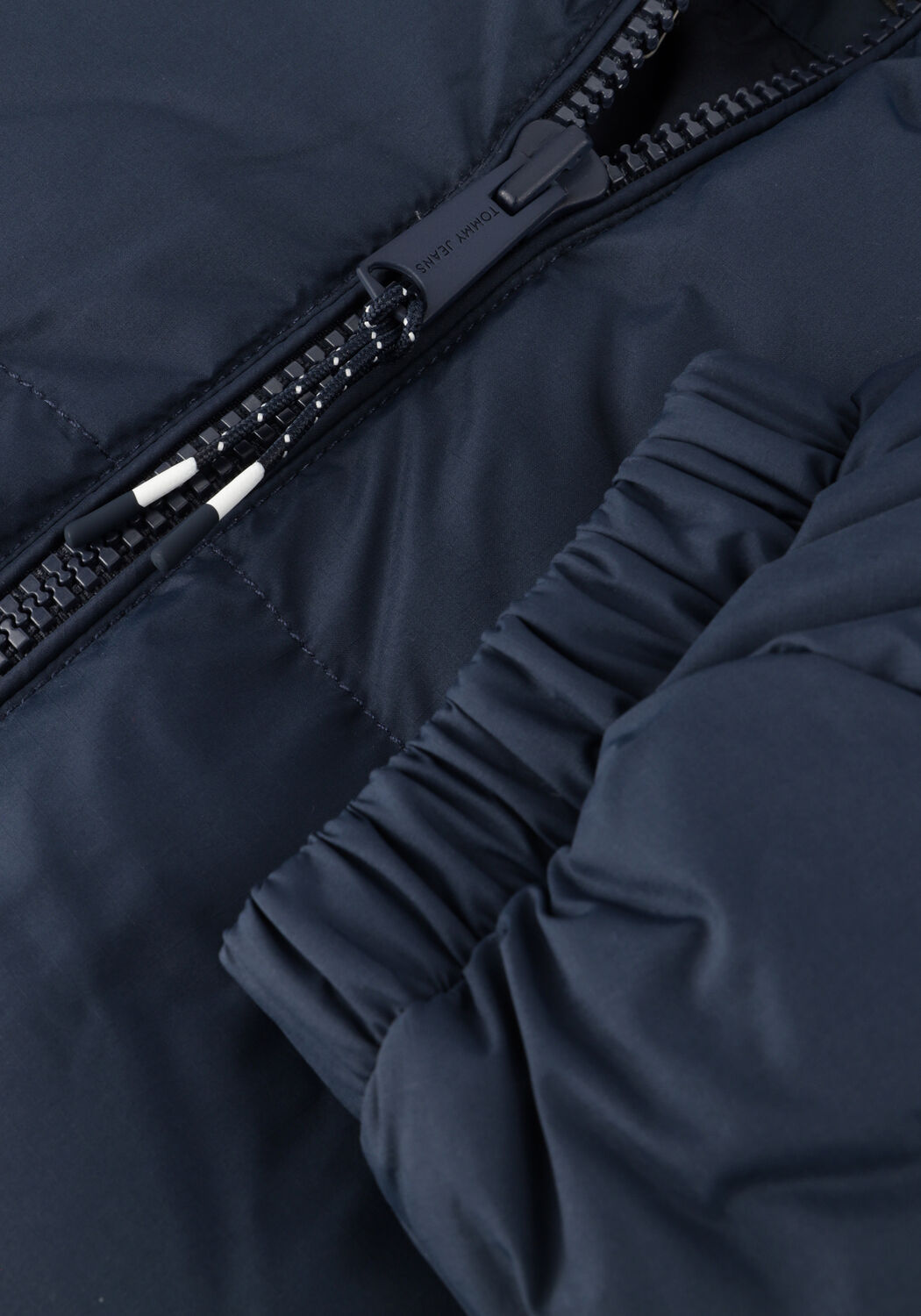 Donkerblauwe TOMMY JEANS Parka's TJM ESSENTIAL DOWN PARKA - large