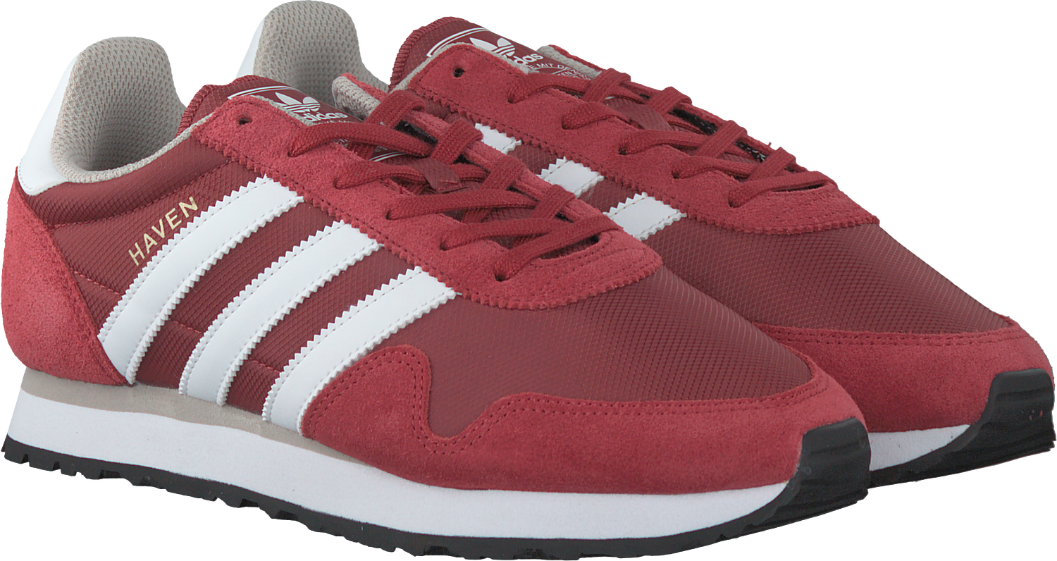 Rode ADIDAS Sneakers HAVEN - Omoda.nl Rode ADIDAS Sneakers HAVEN - Omoda.nl