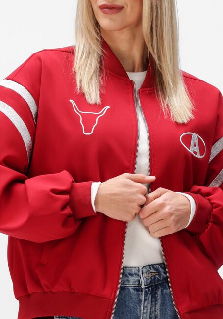 Bordeaux ALIX THE LABEL Jack LADIES WOVEN TAPE JACKET - large