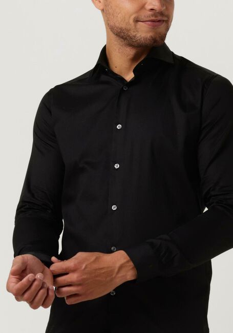 Zwarte GENTI Klassiek overhemd S0004-1109 - large