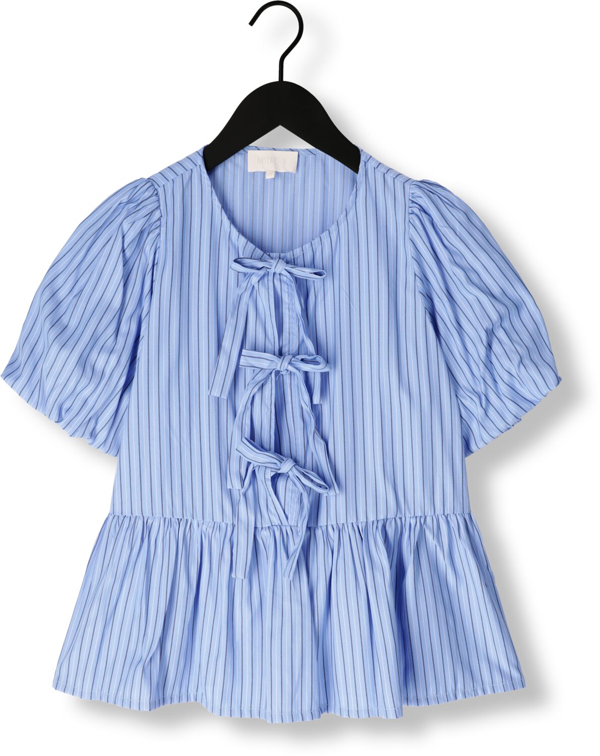NOTRE-V Dames Blouses Nv-frederica Stripe Lichtblauw