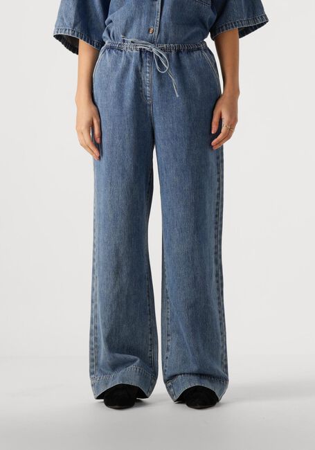 Blauwe EDITED Wide jeans MABEL DENIM TROUSERS - large