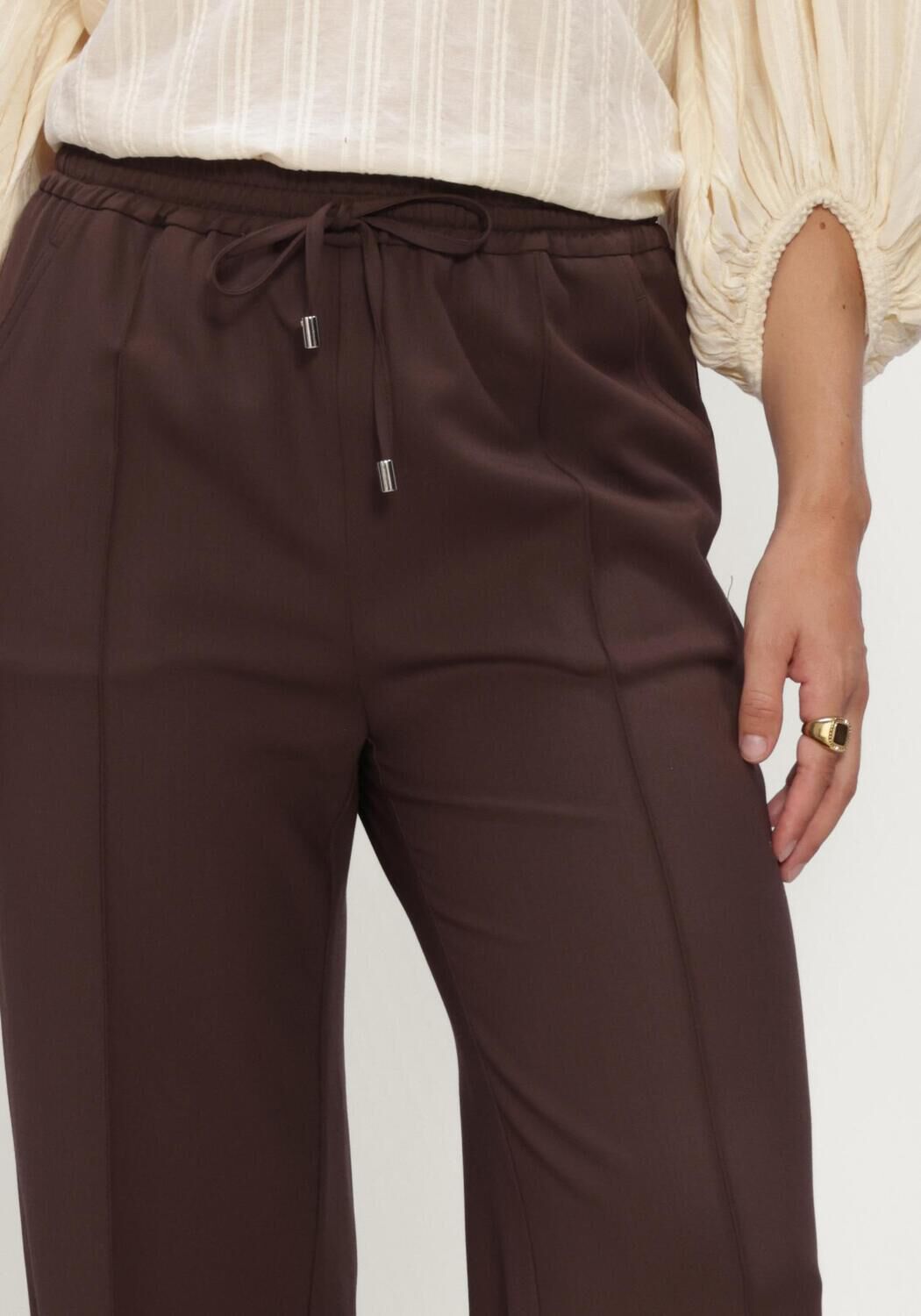 Bruine VANESSA BRUNO Wijde broek CLIFF - large