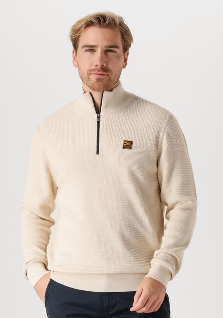Zand PME LEGEND Trui HALF ZIP COLLAR COTTON MOULINE - large