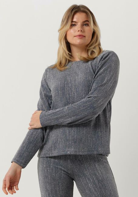 Grijze LEVETE ROOM Blouse LR-WARREN 3 BLOUSE - large