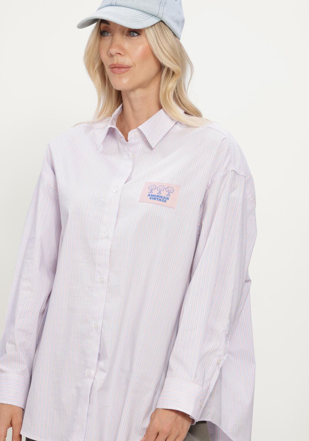 Paarse AMERICAN VINTAGE Blouses SOABIRD - large