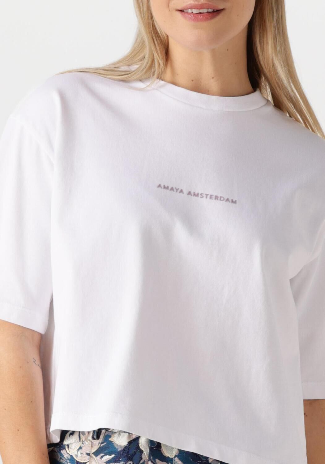 AMAYA AMSTERDAM Dames Tops & T-shirts Baylie Wit