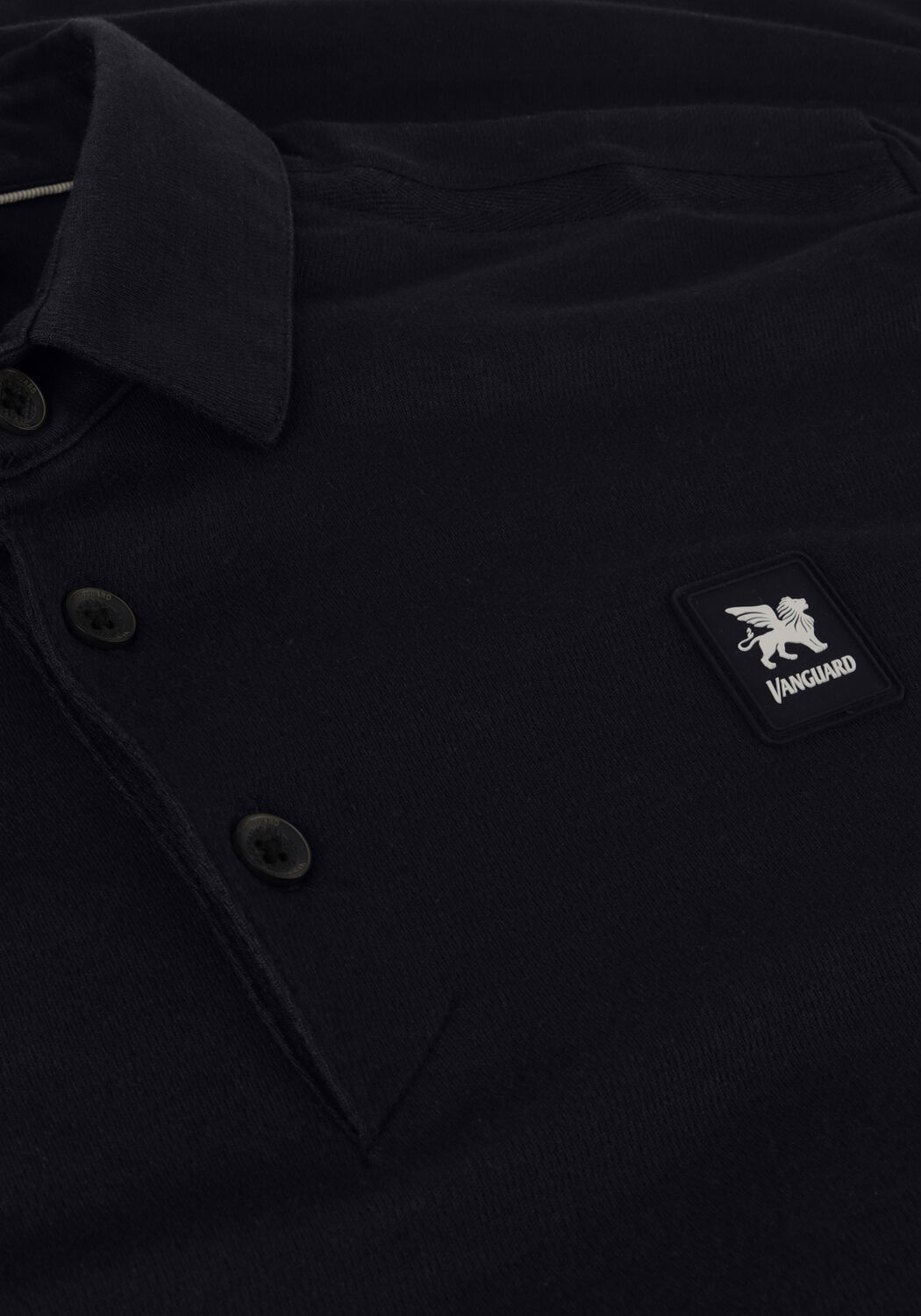 Blauwe VANGUARD Polo SHORT SLEEVE POLO RASCHEL INTERLOCK - large