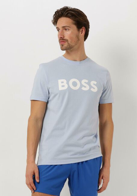 Lichtblauwe BOSS ORANGE T-shirt THINKING_1 - large