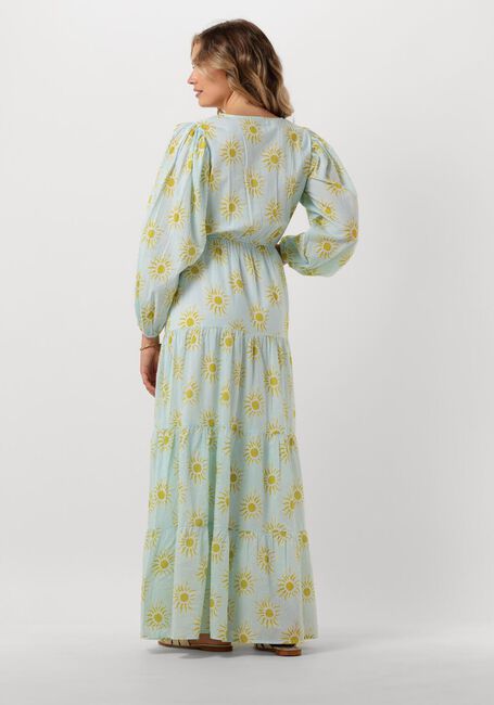 Lichtblauwe OMODA ATELIER Maxi jurk X KAE      - large