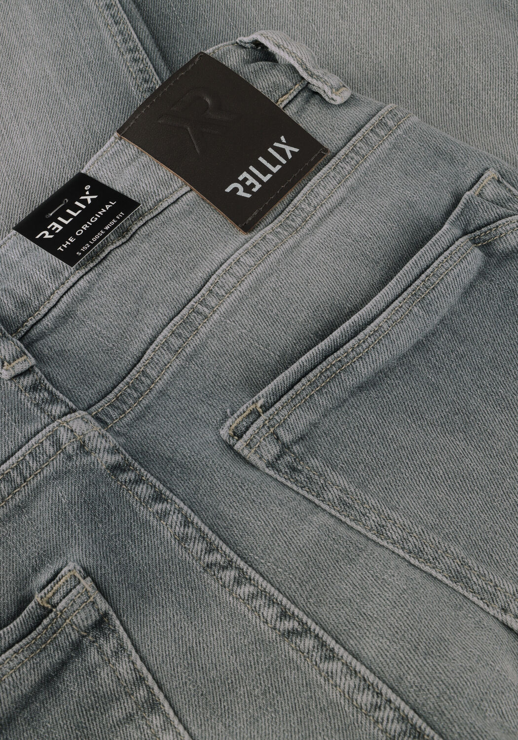 RELLIX Jongens Jeans 2815 Loose Wide Fit Jeans Grijs