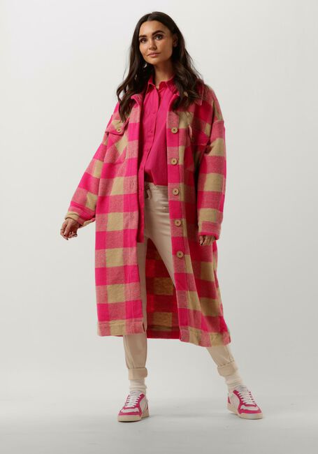 Roze COLOURFUL REBEL Blouses TALIA OVERSIZED BOYFRIEND BLOUSE - large