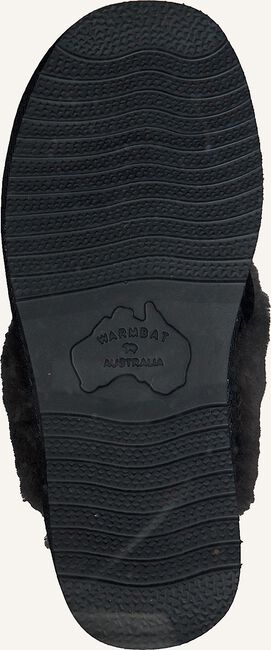 Zwarte WARMBAT Pantoffels ALICE Zwarte WARMBAT Pantoffels ALICE - large