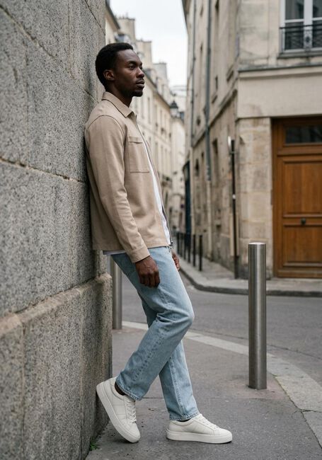 Beige THE GOODPEOPLE Overshirt LAVI - large
