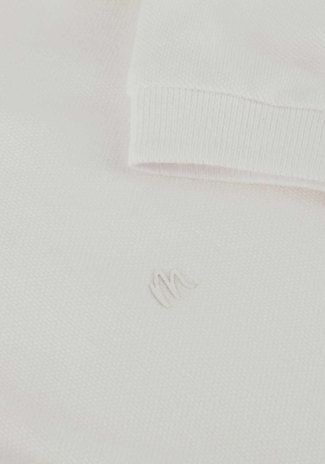 Witte MAYORAL Tops & T-shirts BASIC S/S POLO - large