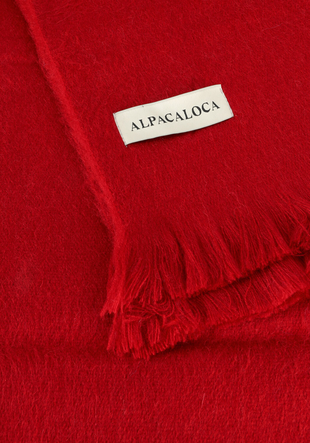 Rode ALPACA LOCA Sjaal 601 SCARF - large