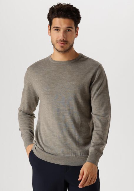 Groene PROFUOMO Trui PULLOVER CREWNECK - large