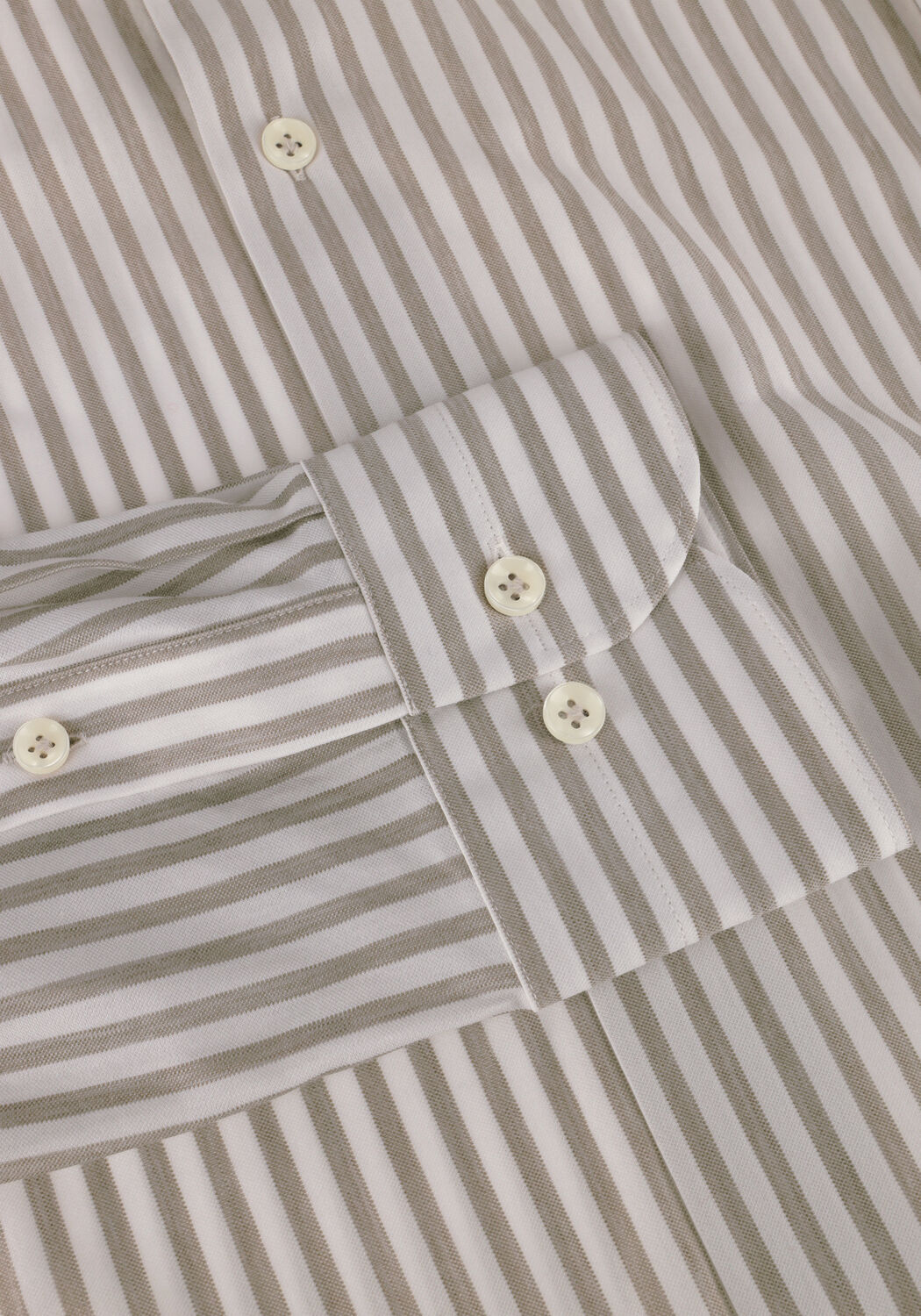 Taupe PROFUOMO Klassiek overhemd SHIRT X-CUTAWAY SC SF JAPANESE KNITTED - large