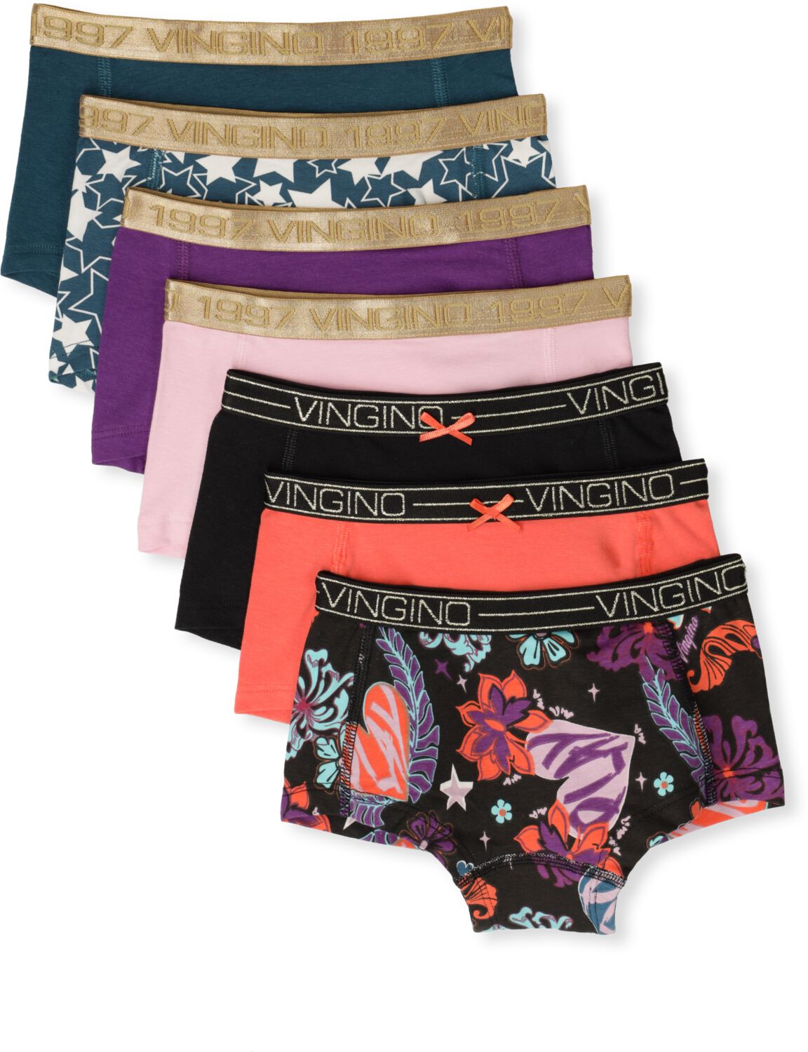 VINGINO Meisjes Nachtkleding G-244-7 Multi 7 Pack Multi