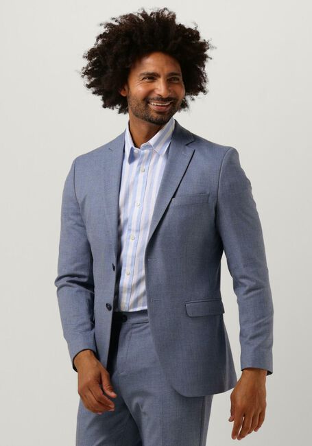Lichtblauwe SELECTED HOMME Colberts SLHSLIM-TIMELIAM LT BLU STRUC BLZ FLEX B - large