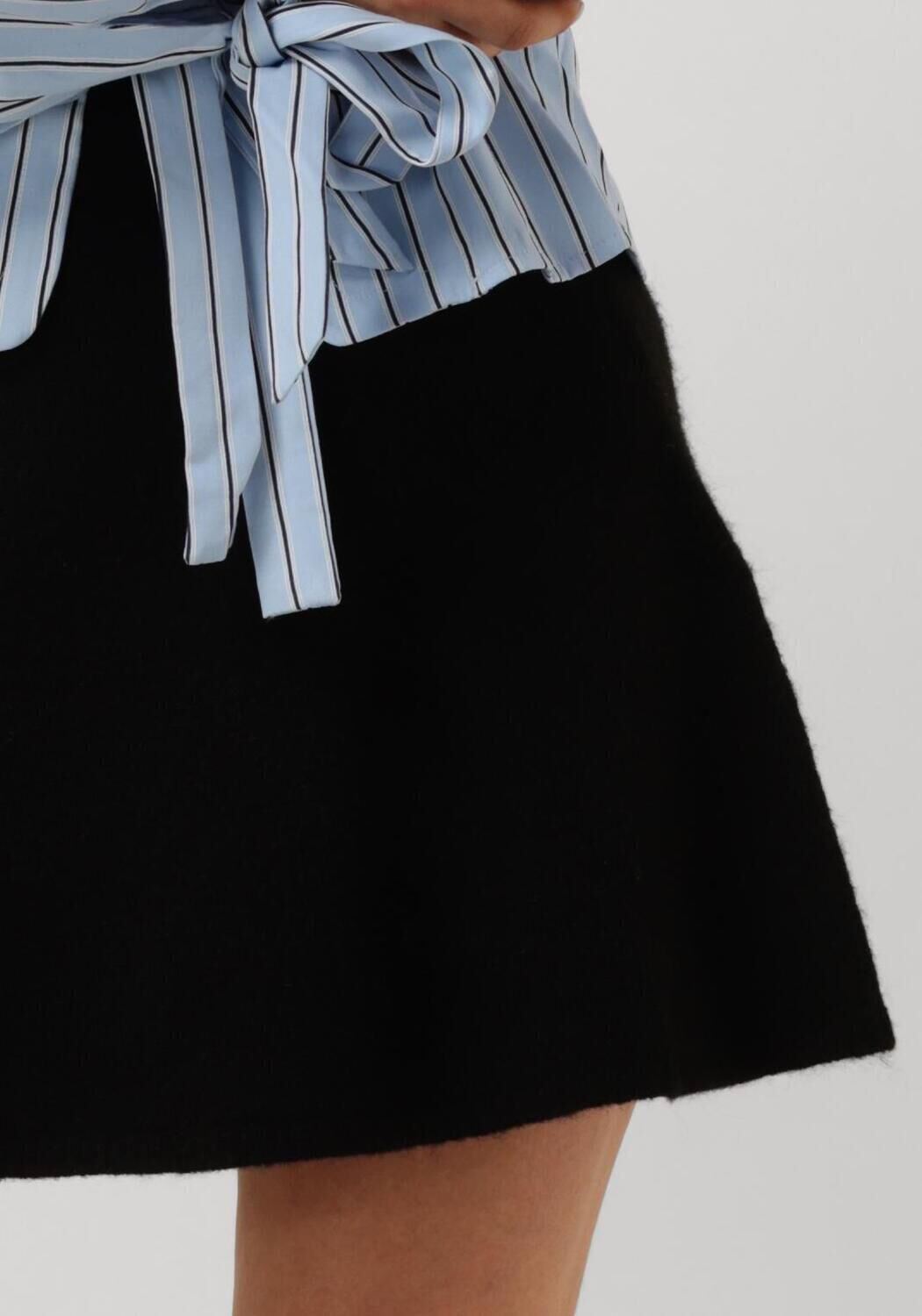 NEO NOIR Dames Rokken Gisa Knit Skirt Zwart
