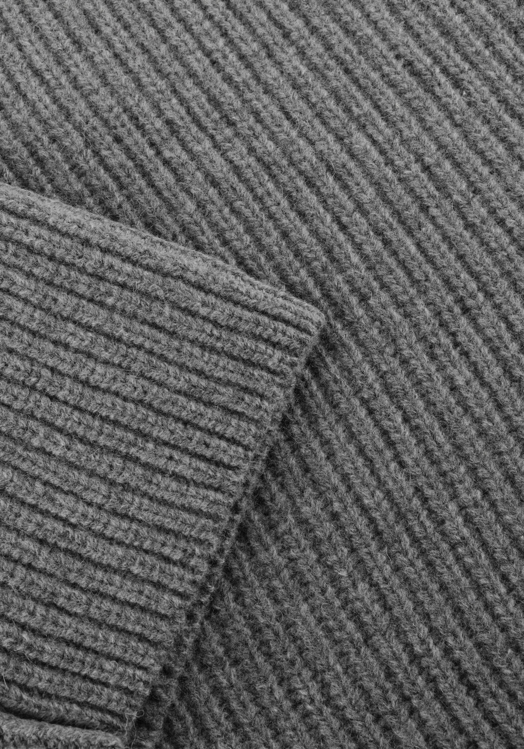 Grijze EDITED Mini jurk NEEA KNIT DRESS - large