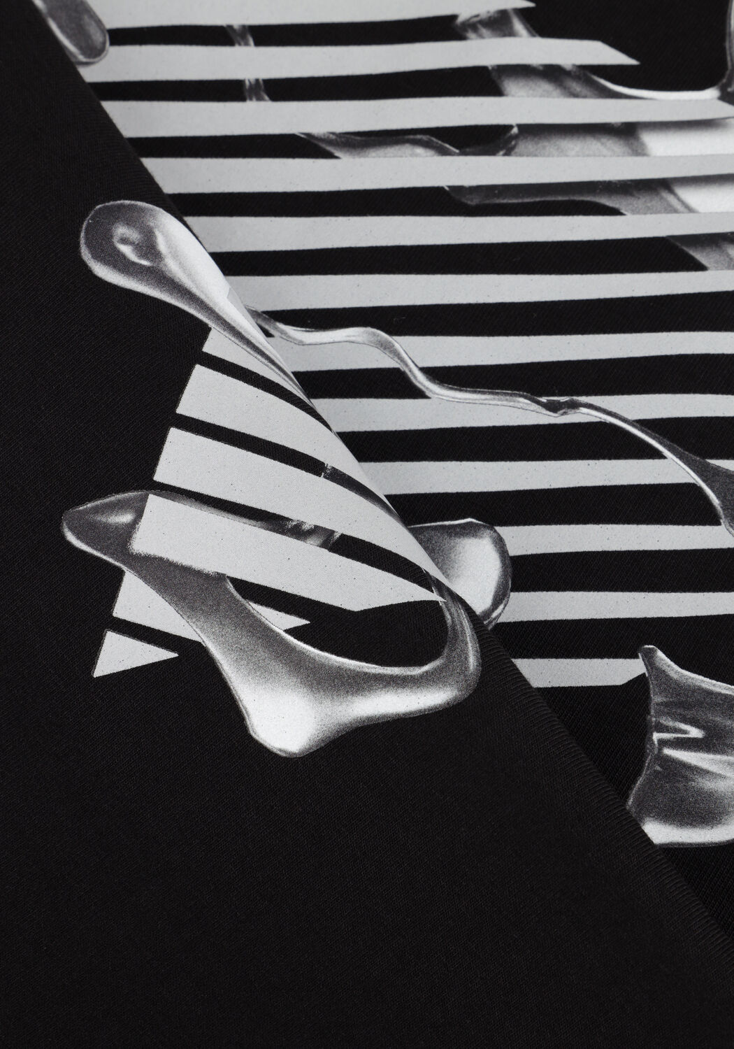 Zwarte PURE PATH T-shirt REGULAR FIT T-SHIRTS CREWNECK SS101 - large