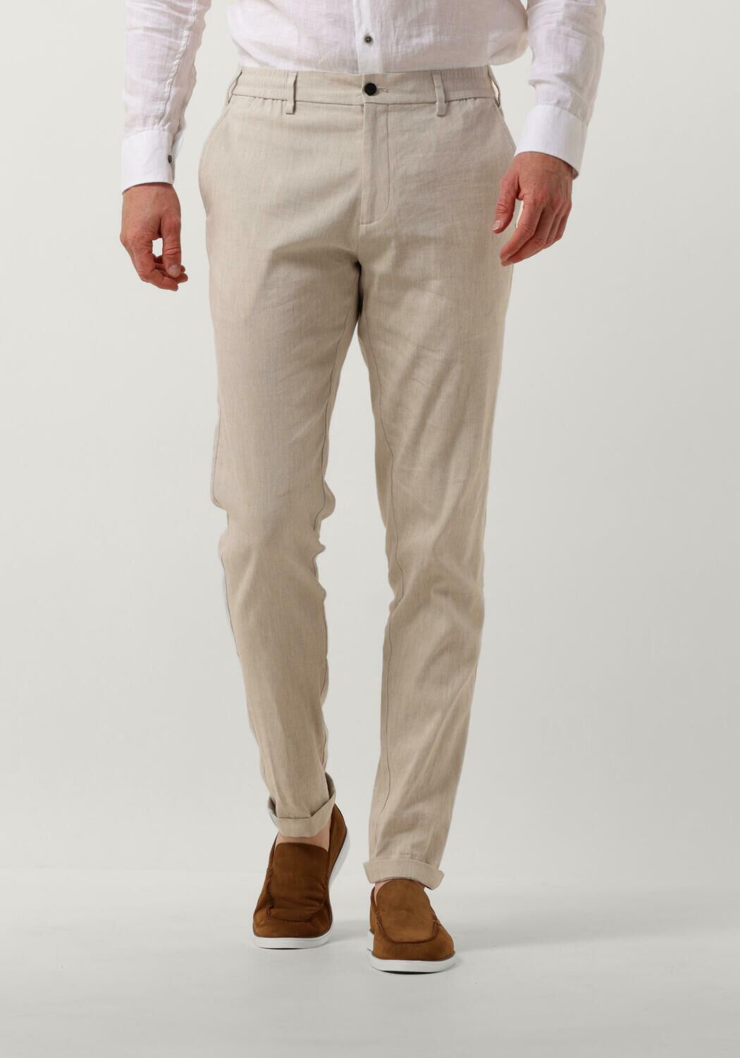 Gentiluomo Heren Zand Pantalon Beige Heren