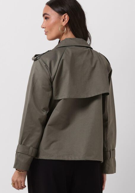 Olijf MY ESSENTIAL WARDROBE Trenchcoats MIRAMW SHORT TRENCHCOAT - large