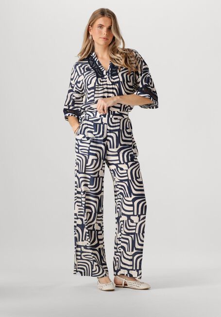 Donkerblauwe NUKUS Pantalon JOSEPHINE PANTS - large