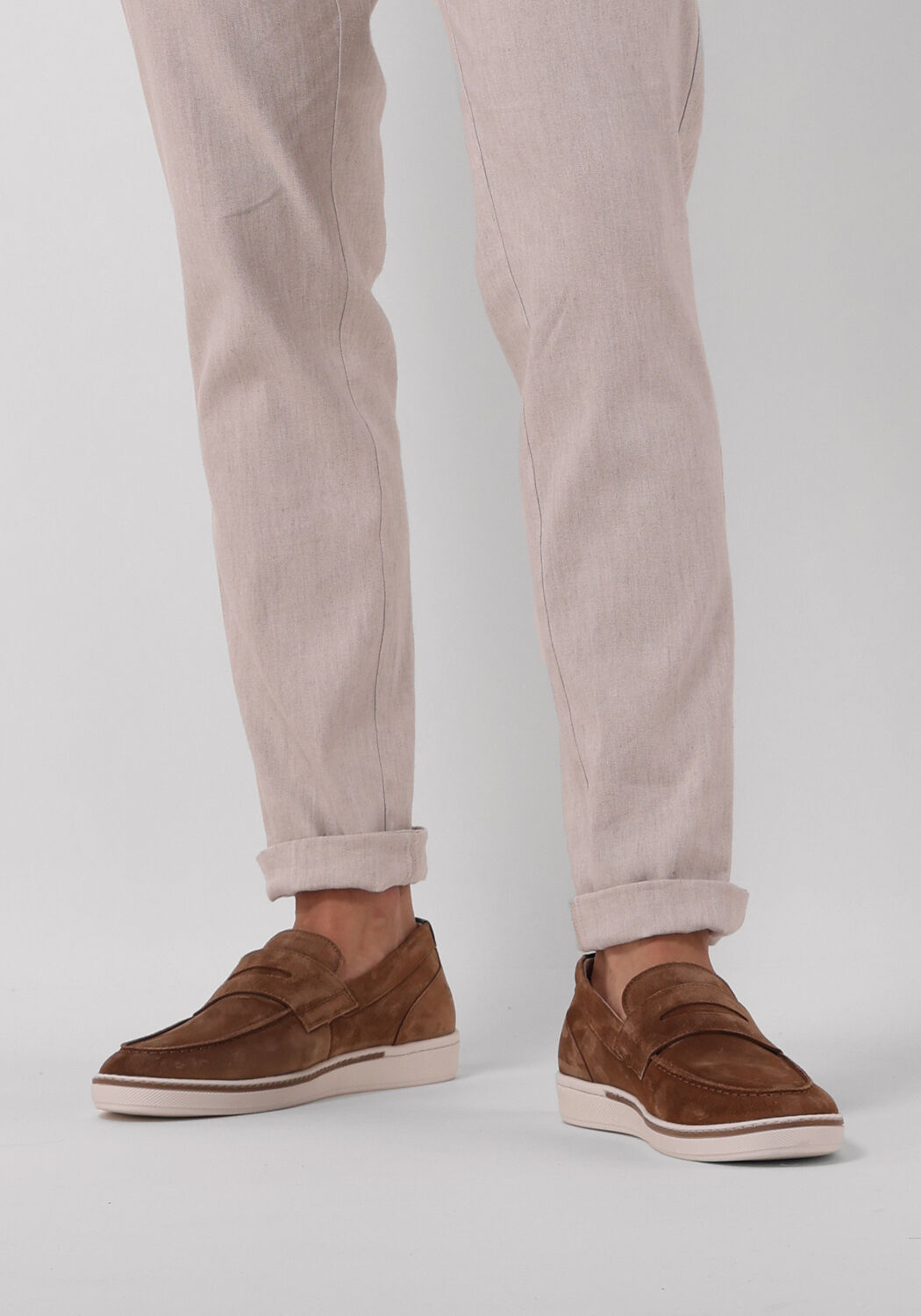 Bruine VAN BOMMEL Loafers SBM-40041 - large