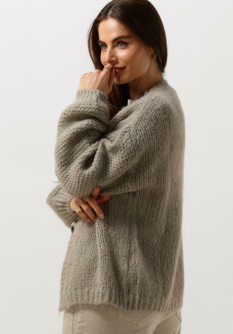 Groene SUMMUM Vest OVERSIZED CARDIGAN MOHAIR BLEND KNIT - large