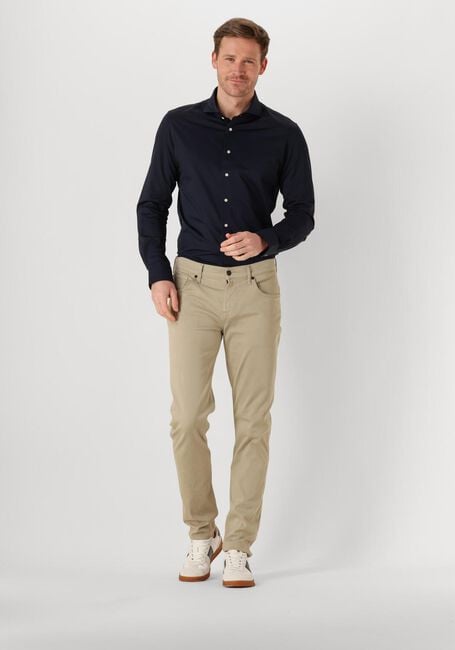 Donkerblauwe PROFUOMO Klassiek overhemd SHIRT X-CUTAWAY JAPANESE KNITTED Donkerblauwe PROFUOMO Klassiek overhemd SHIRT X-CUTAWAY JAPANESE KNITTED - large