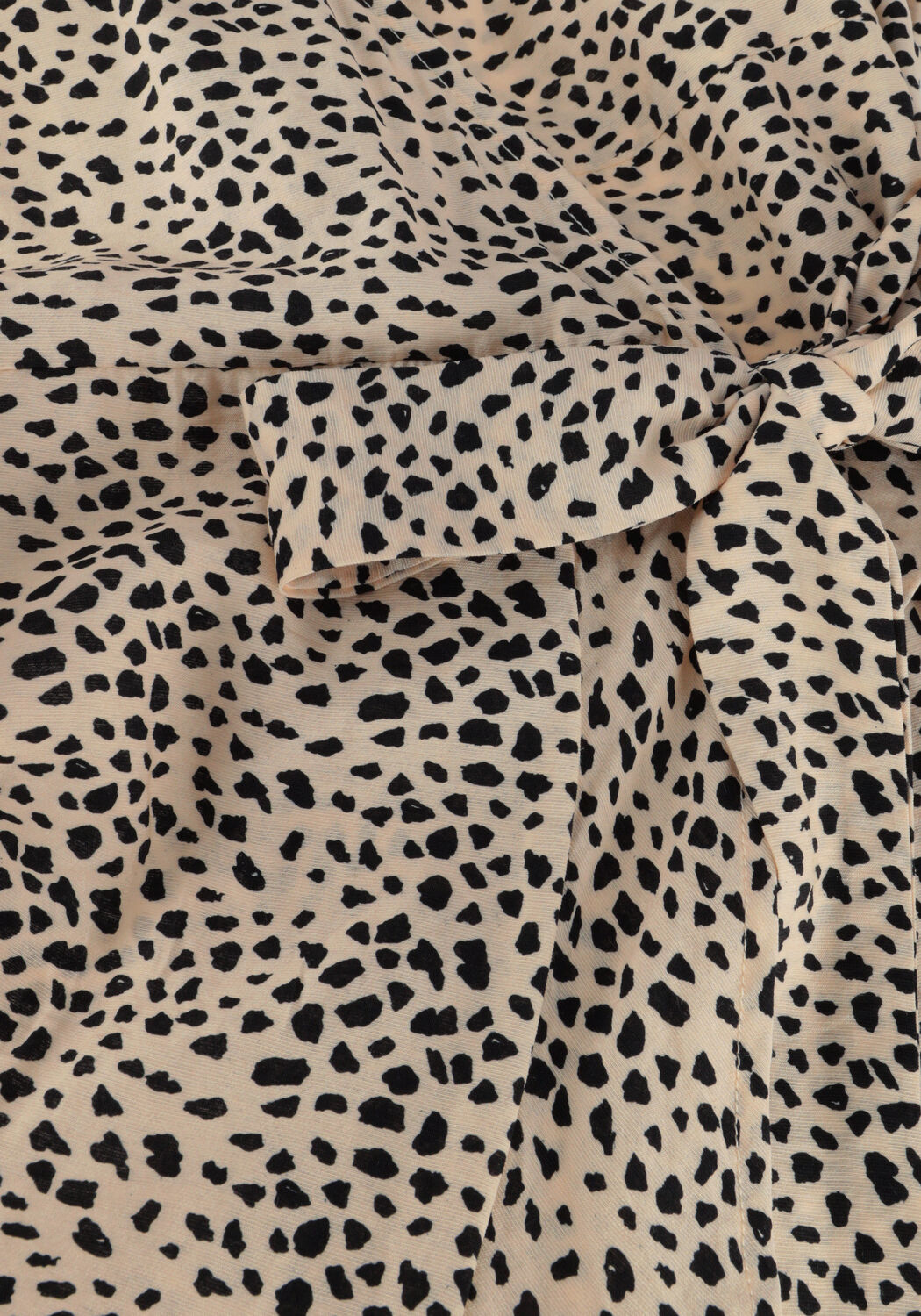 Zand OBJECT Maxi jurk LEONORA SEL S/S WRAP LONG DRESS 126 - large