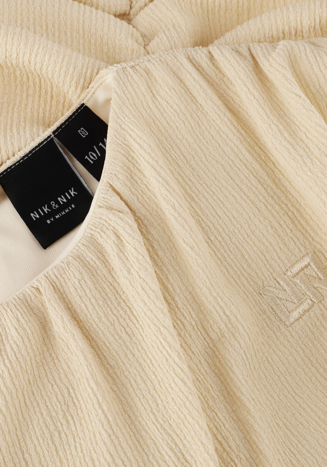NIK & NIK Meisjes Jurken Sandra Dress Beige