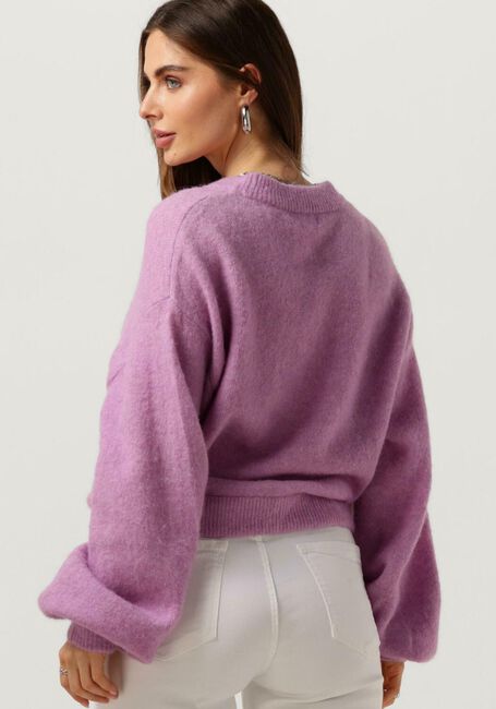 Paarse MSCH COPENHAGEN Vest MSCHPETRINELLE HOPE CARDIGAN - large