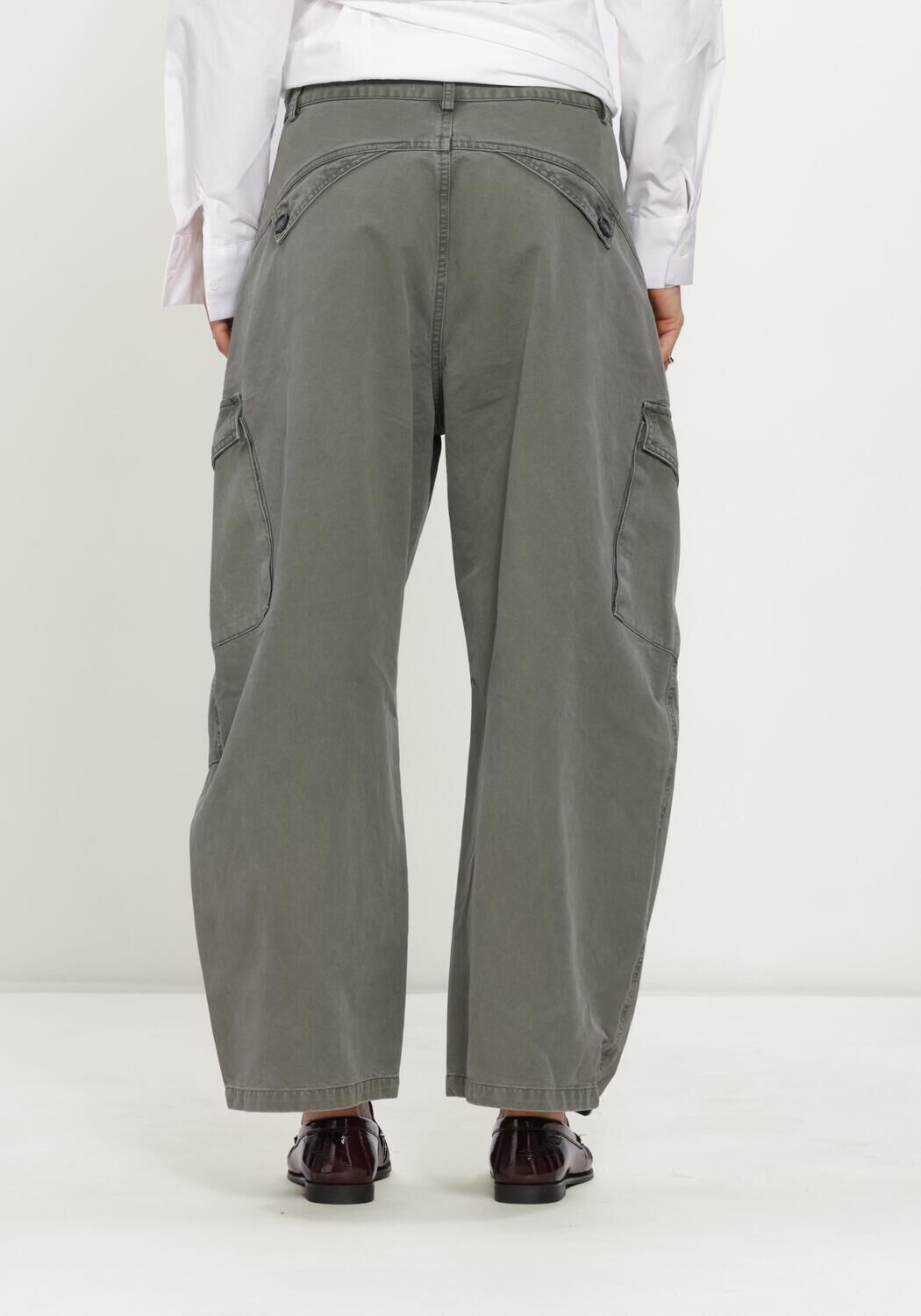 Groene CIRCLE OF TRUST Broeken MACY PANTS - large