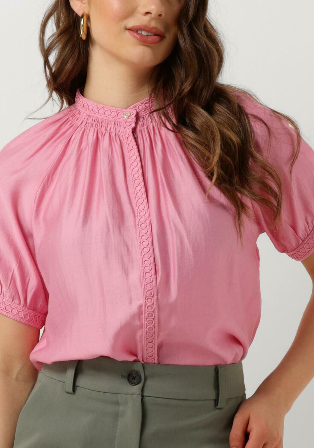 NUKUS Dames Blouses Alaina Blouse Roze