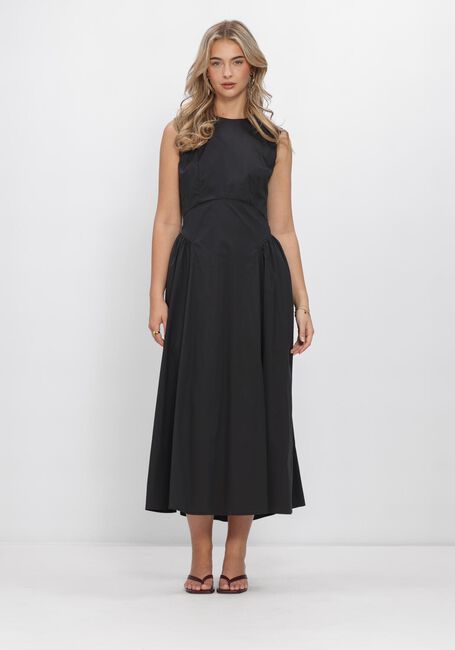 Zwarte COPENHAGEN MUSE Midi jurk CMPOPPI-DRESS - large