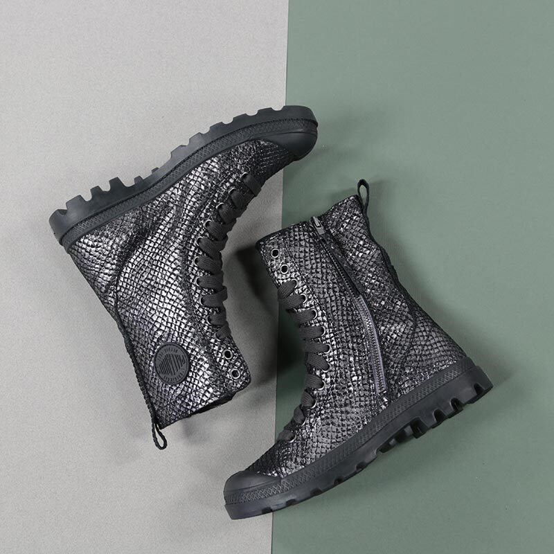Zwarte PALLADIUM Lange laarzen PAMPA HI RISE | Omoda Zwarte PALLADIUM Lange laarzen PAMPA HI RISE | Omoda