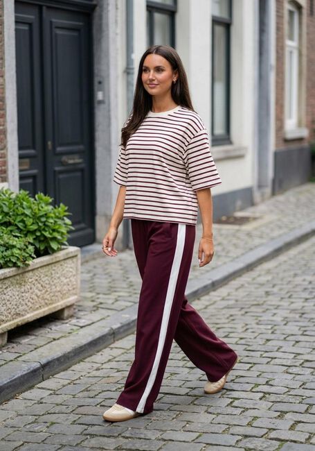 Witte CATWALK JUNKIE T-shirt STRIPED LOOSE FIT TSHIRT - large