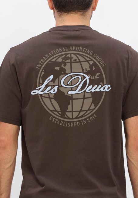 Bruine LES DEUX T-shirt BEN GLOBE T-SHIRT - large