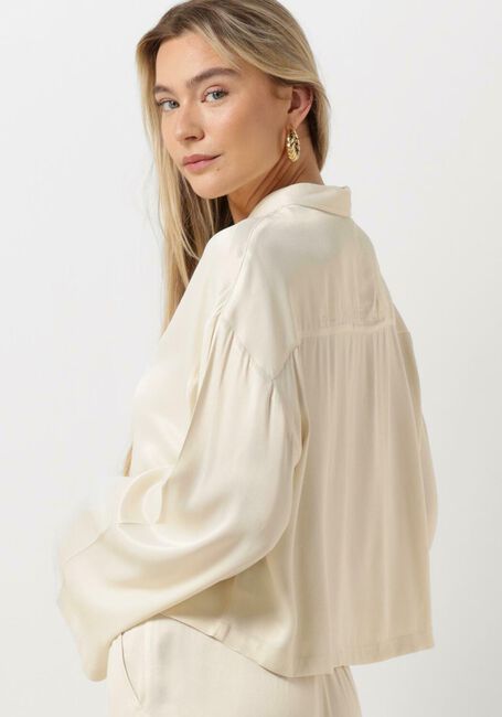 Ecru ALIX THE LABEL Blouses LADIES WOVEN KIMONO SLEEVE BLOUSE - large