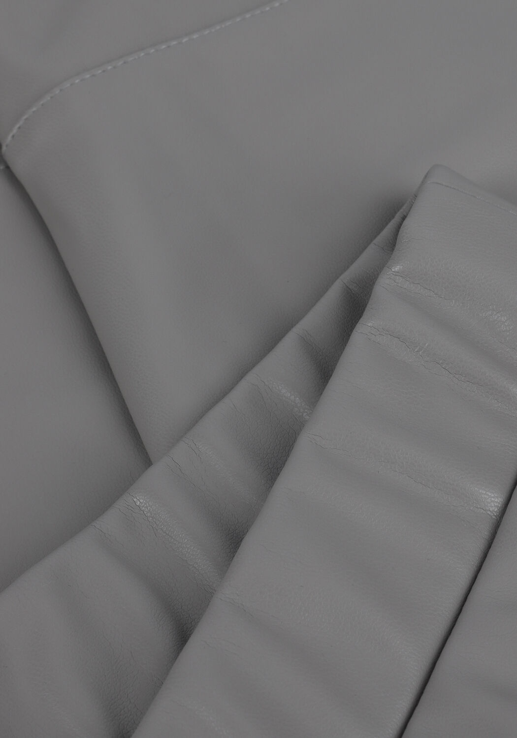 Grijze SIMPLE Legging ECO LEATHER PANTS - large