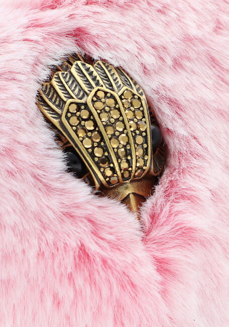 Lichtroze KURT GEIGER LONDON Bag charms HEART F FUR CHARM - large