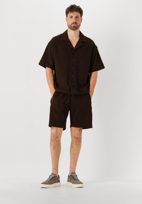 Bruine DRYKORN Casual overhemd BASIIL 522160 - large