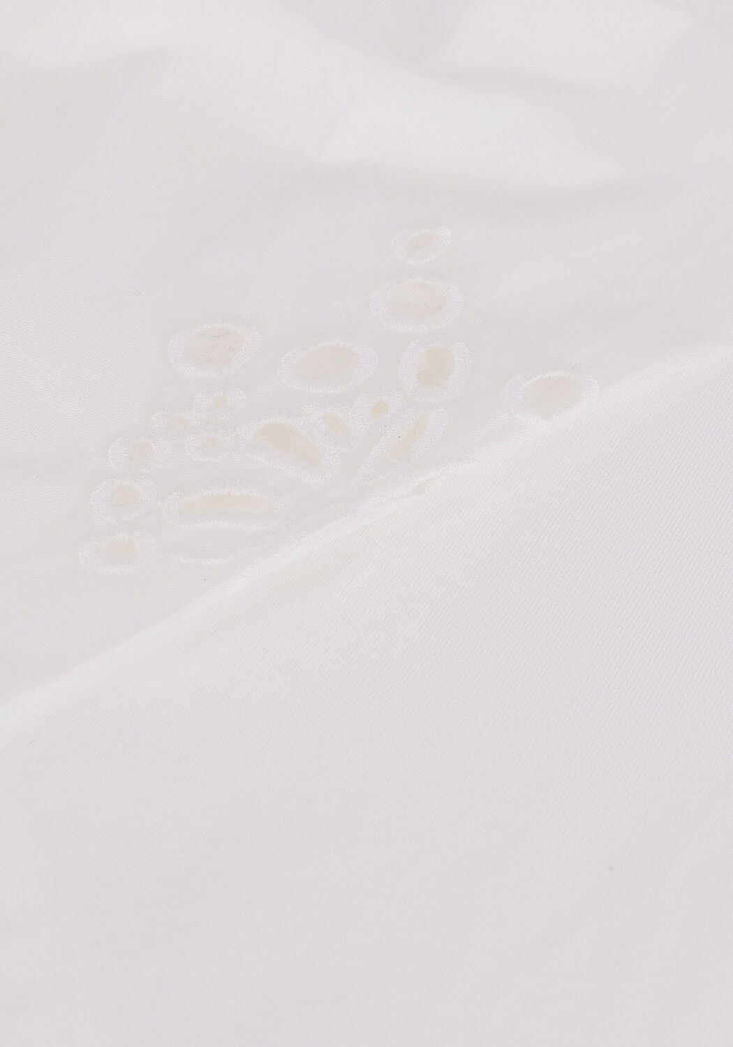 Gebroken wit JANSEN AMSTERDAM Top TOP WITH EMBROIDERY ON SLEEVE - large