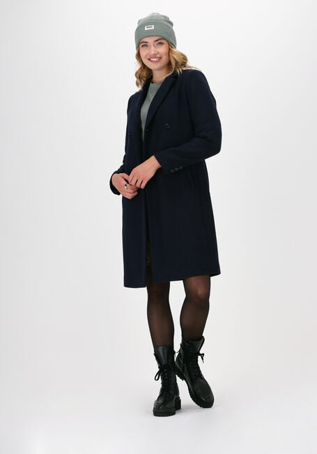 Donkerblauwe MODSTRÖM Mantel ODELIA COAT Donkerblauwe MODSTRÖM Mantel ODELIA COAT - large
