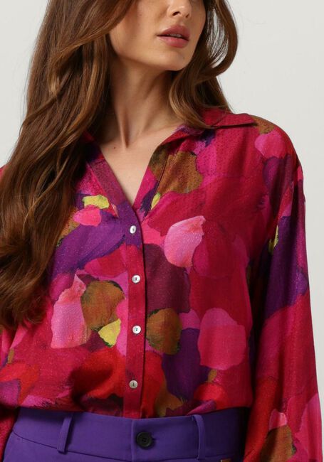 Roze POM AMSTERDAM Blouses BRUSHWORK FIERY PINK - large