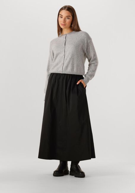 Zwarte NEO NOIR Maxirok YARA LONG POPLIN SKIRT - large